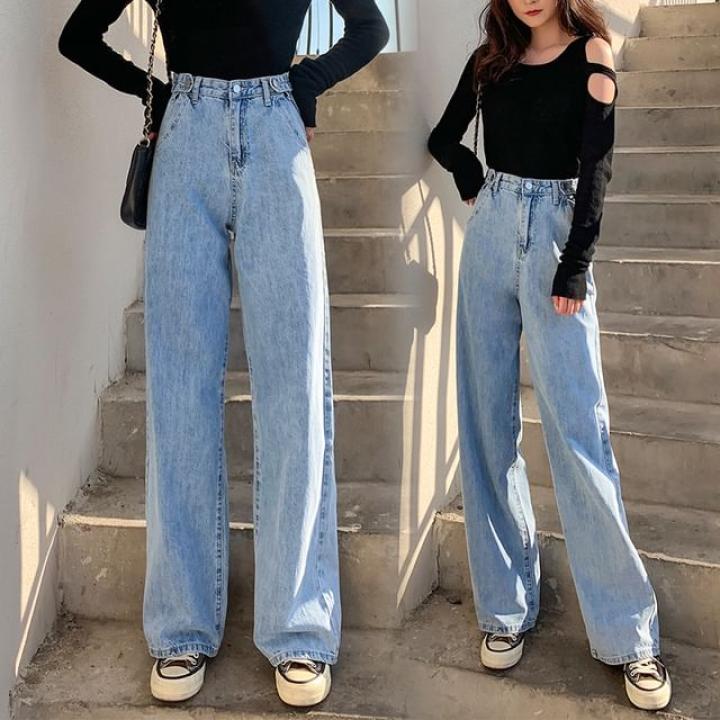 Denimot - Jean taille haute et coupe droite