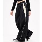 Rosesand - Pantalon de jogging taille basse à jambes larges et à blocs de couleurs